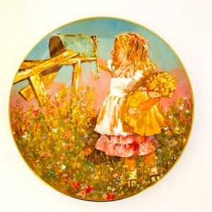 There’s no letter for you Schmid 1981 Collector Plate Stars Summer Wall Plaque